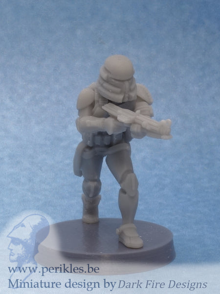 Airborne Squad (5x 35mm wargaming miniatures)