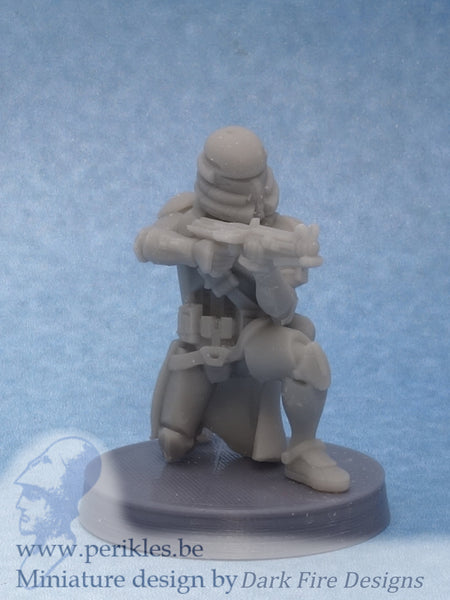 Airborne Squad (5x 35mm wargaming miniatures)
