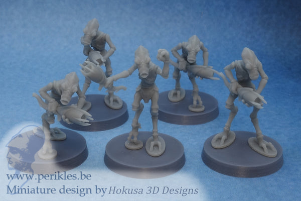 Bug Drone Infantry (5x 35mm wargaming miniatures)