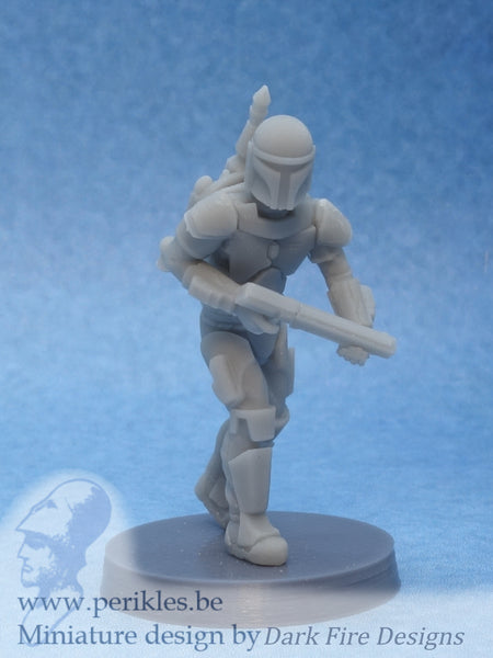 Multipart Crusader Squad (5x 35mm wargaming miniatures)