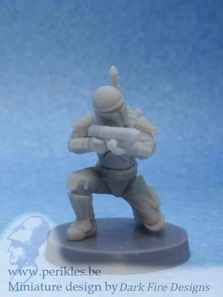 Multipart Crusader Squad (5x 35mm wargaming miniatures)