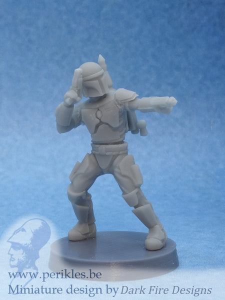 Multipart Crusader Squad (5x 35mm wargaming miniatures)