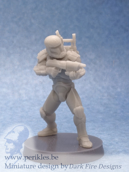 Vanguard Alfa Squad (4x 35mm wargaming miniatures)