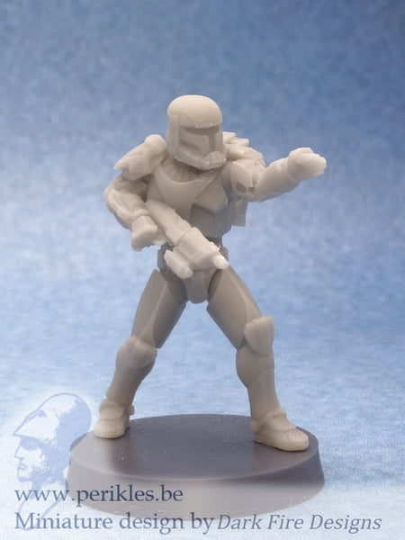 Vanguard Alfa Squad (4x 35mm wargaming miniatures)