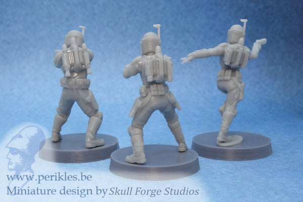 Exiled Valkyries (3x 35mm wargaming miniature)