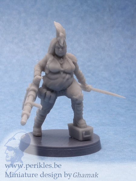 Female Gangers (2x 28mm miniatures)