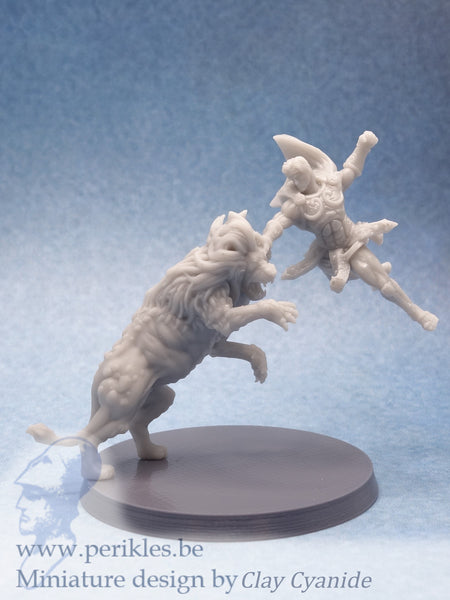 Heracles vs. Nemean Lion
