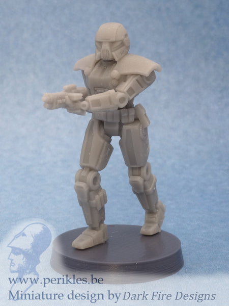 Mech Trooper Squad (35mm wargaming miniatures)