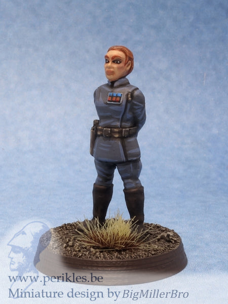 Imperium Officers (2x 28mm wargaming miniatures)