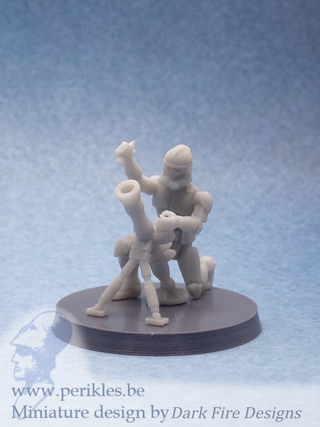 Multipart Phase II Genetic Soldier Mortar