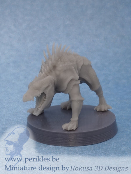 Reptile Dog Pack (5x 35mm wargaming miniatures)
