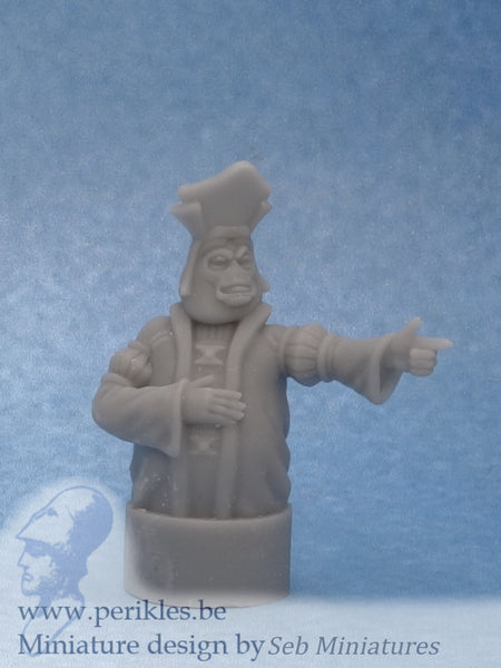 Robot Army Tank Commander (35mm wargaming miniature)