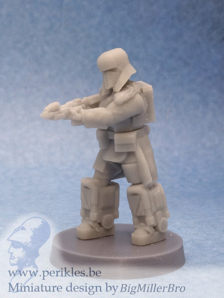 Snowsuit Exotroopers (5x 35mm wargaming miniatures)
