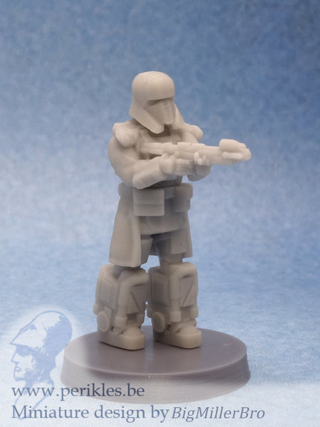 Snowsuit Exotroopers (5x 35mm wargaming miniatures)