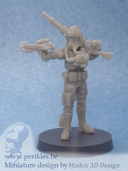 Special Forces (5x 35mm wargaming miniatures)