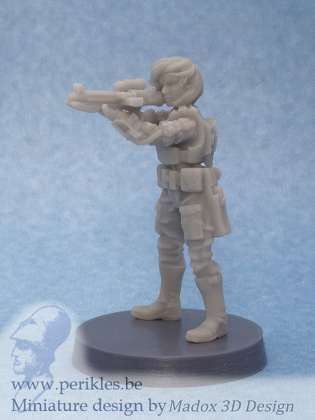 Special Forces Command (3x 35mm wargaming miniatures)