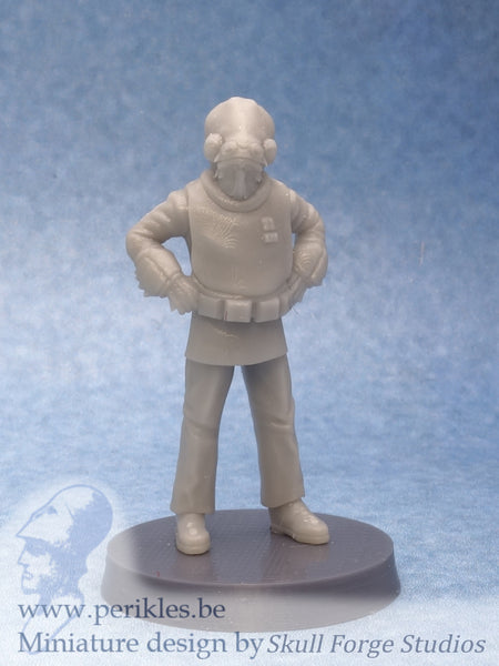 Squid Leaders (2x 35mm wargaming miniatures)