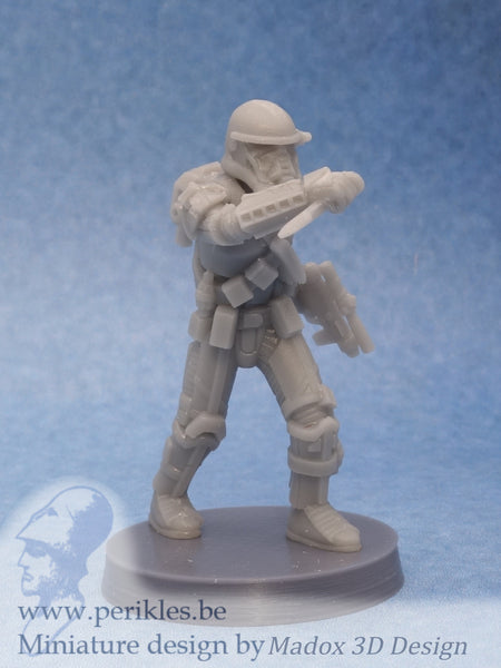 Terror Trooper Squad (5x 35mm wargaming miniatures)