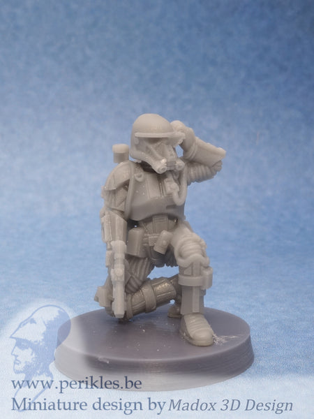 Terror Trooper Specialists (2x 35mm wargaming miniatures)