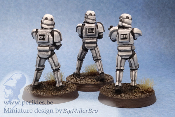 Imperium Troopers (3x 28mm wargaming miniatures)
