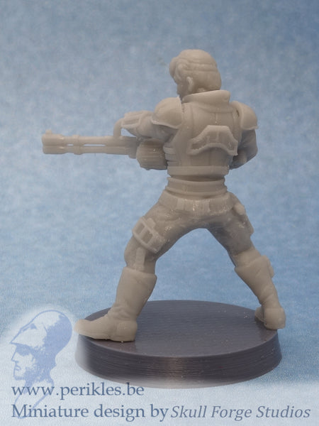Veteran Mercenary (35mm wargaming miniature)
