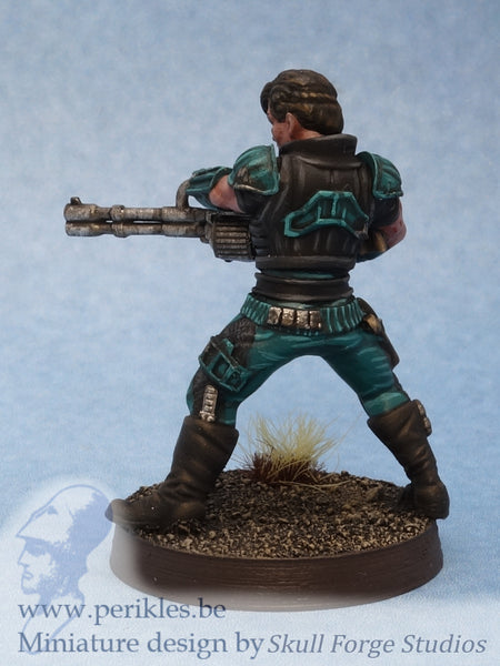 Veteran Mercenary (35mm wargaming miniature)