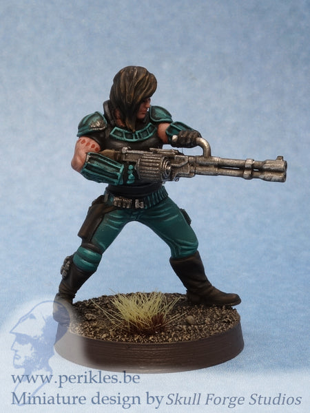 Veteran Mercenary (35mm wargaming miniature)