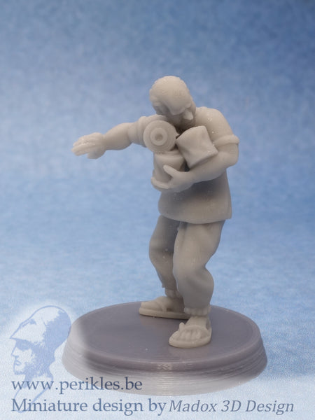 Virus Survivors (4x 28mm wargaming miniatures)