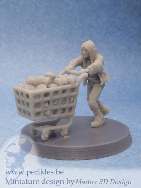 Virus Survivors (4x 28mm wargaming miniatures)