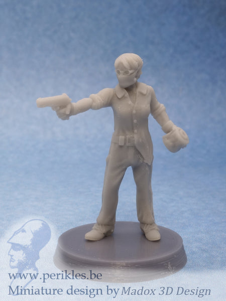 Virus Survivors (4x 28mm wargaming miniatures)