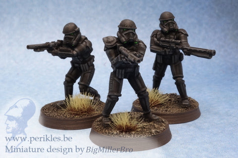 Reaper Troopers (3x 28mm wargaming miniatures)