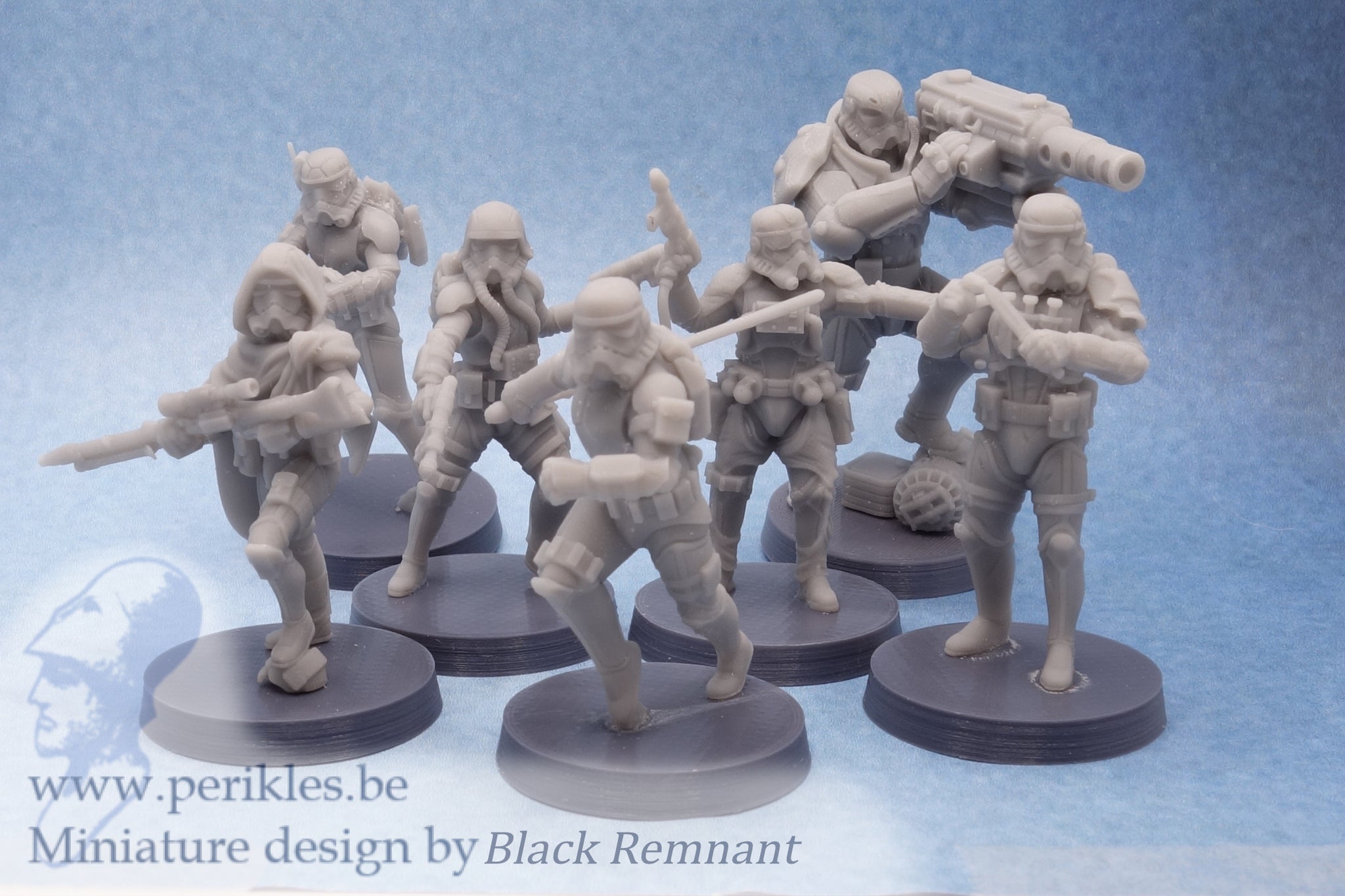 Recon Squad (7 figures) - 35mm Wargaming Miniatures