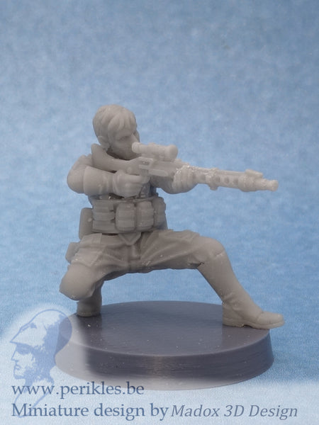 Special Forces Command (3x 35mm wargaming miniatures)