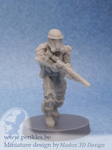 Terror Trooper Squad (5x 35mm wargaming miniatures)