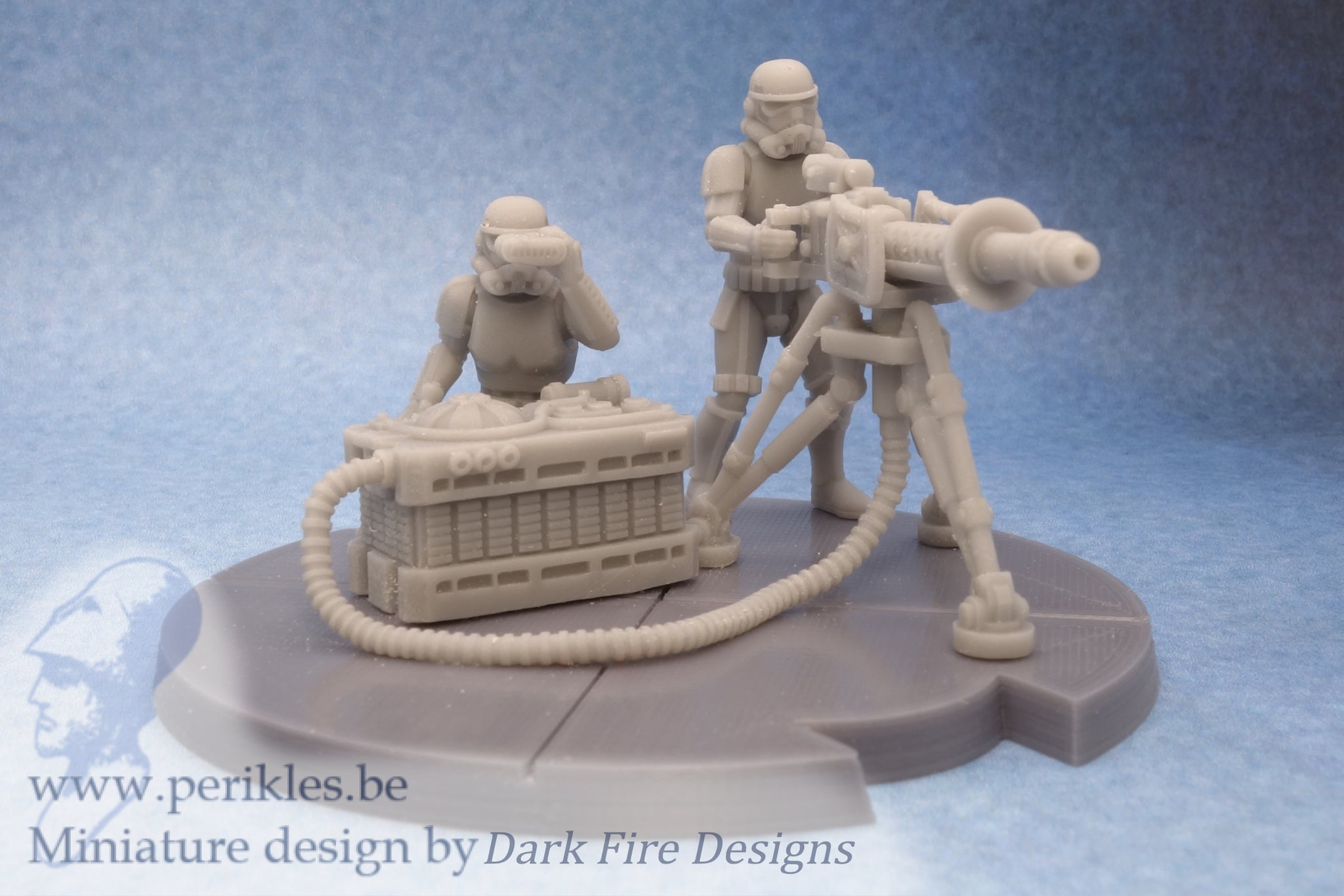 Shadow Trooper Repeater Team (35mm wargaming miniature)
