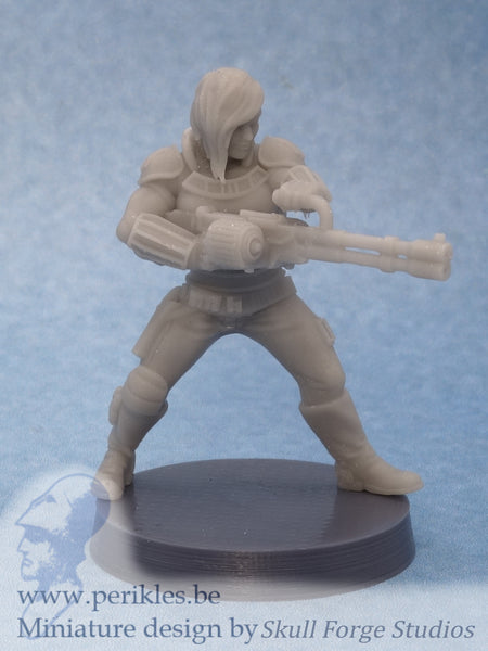 Veteran Mercenary (35mm wargaming miniature)